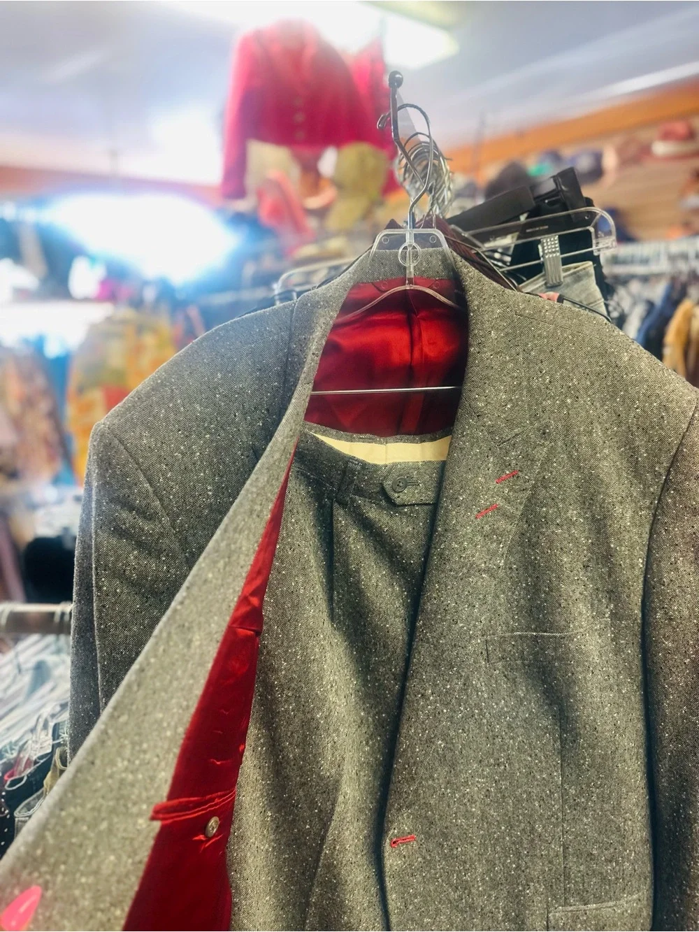 Holland and sherry red suit